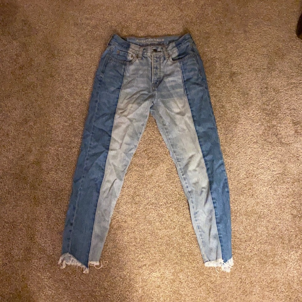 AMERICA EAGLE two tone Jeans